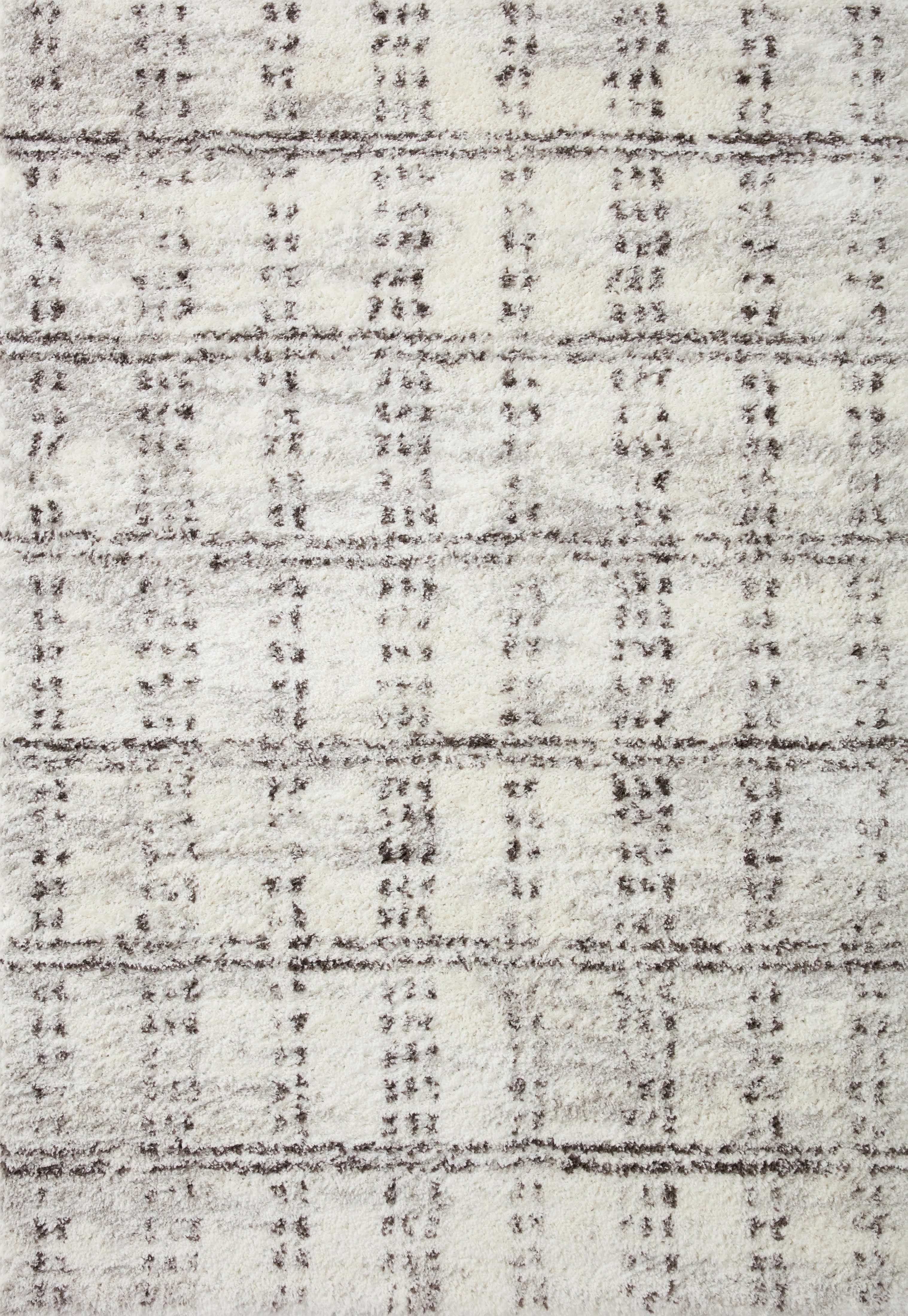 Loloi Bliss Shag Rug - Abstract Geometric Design, 100% Polyester, High - Quality Power Loomed