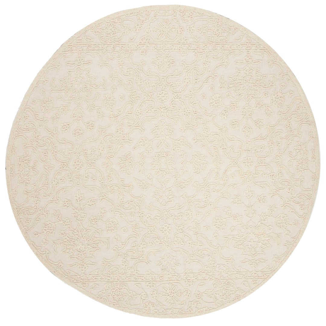 Elegant Hand-Tufted Indian Wool Area Rug with 7mm Pile Height for Supreme Luxury and Comfort