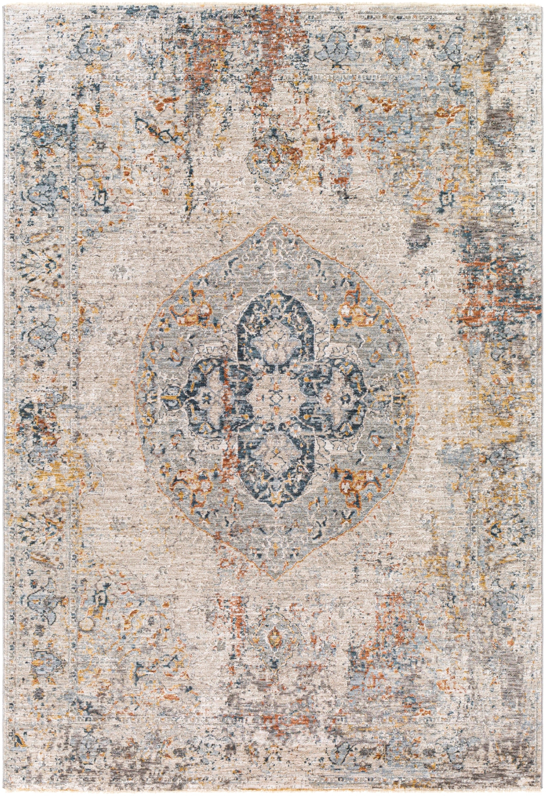 Laila Traditional Polyester Floor Rug with an Exquisite Machine-Woven Design for a Timeless and Sophisticated Home Ambiance