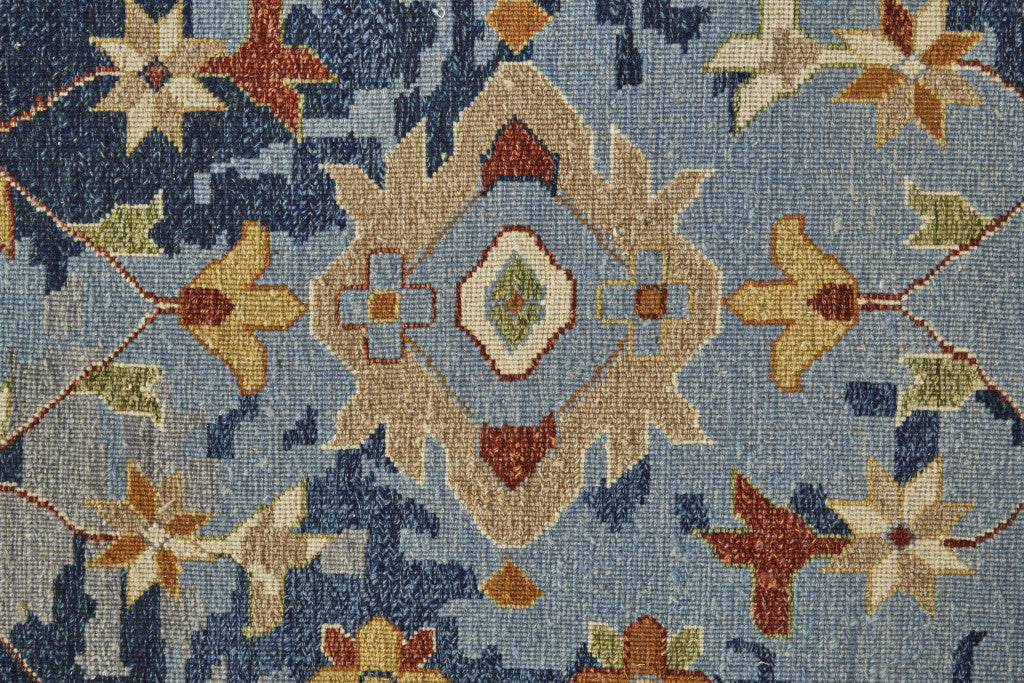 Exquisite Hand-Knotted Wool Floral Area Rug with Fringe - Stain-Resistant and Unique Design for Any Living Space