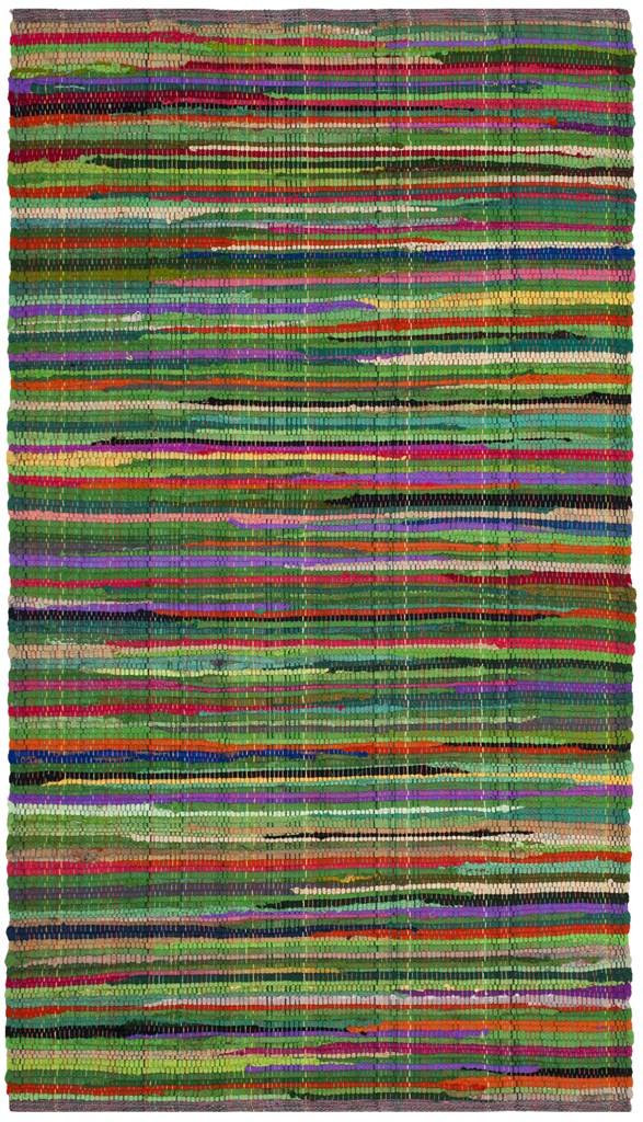 Stylish and Cozy Hand-Woven Indian Cotton Area Rug - 240 for Any Space