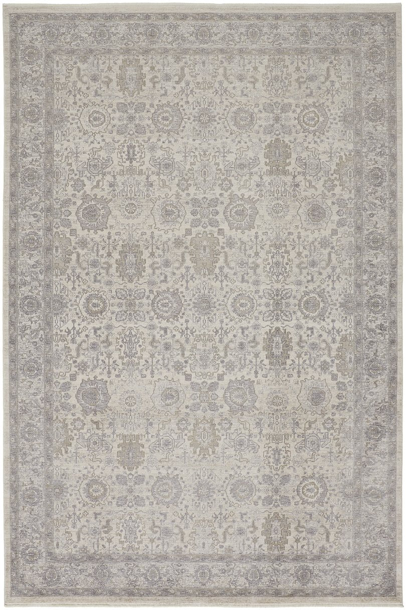 Marquette Stain-Resistant & Durable Power-Loomed Rug with Traditional Persian Patterns