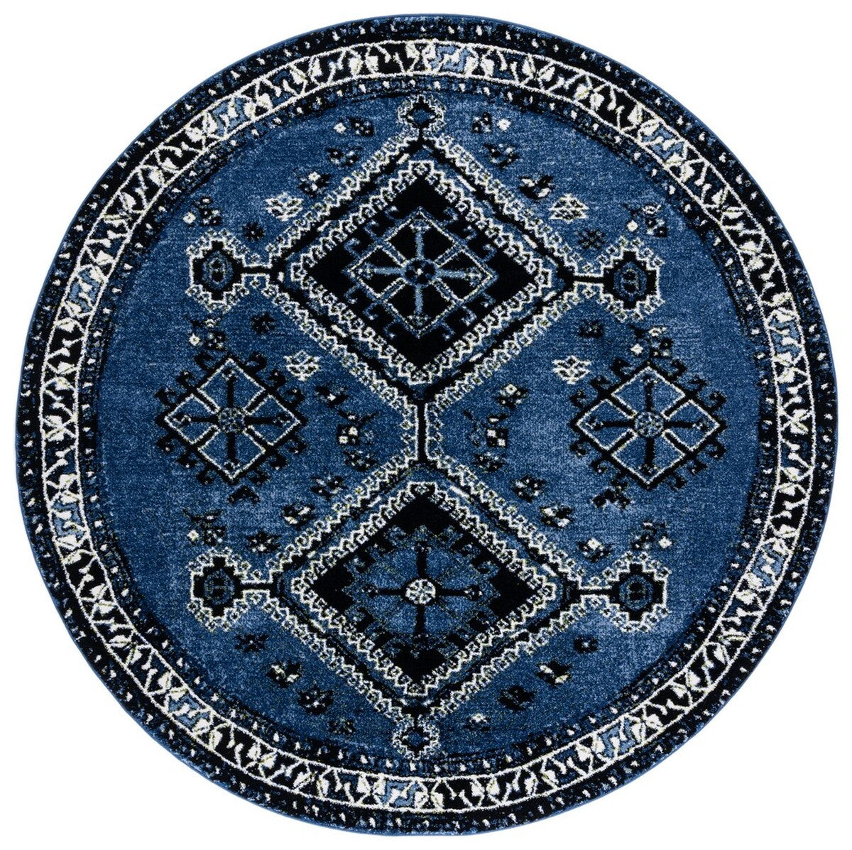 Exquisite Vintage Hamadan Transitional Power Loomed Polypropylene Rug - Ideal Elegant Design for Every Space