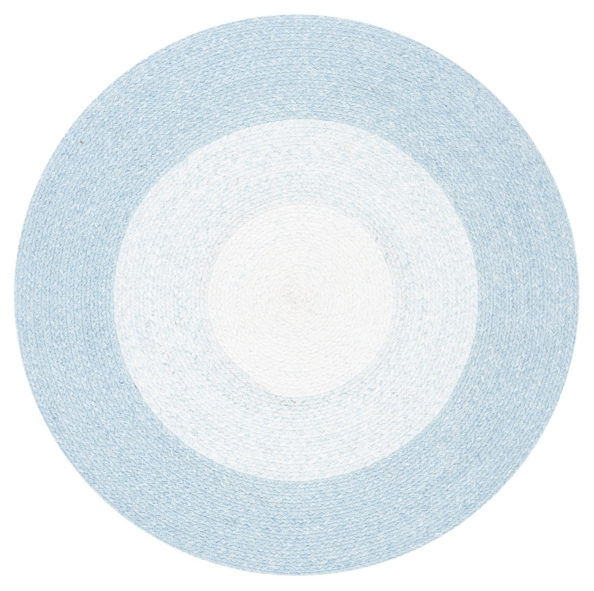 Exquisite Hand-Braided and Woven Round Area Rug - A Sumptuous 100% Polyester Creation from India, Ideal for Every Space