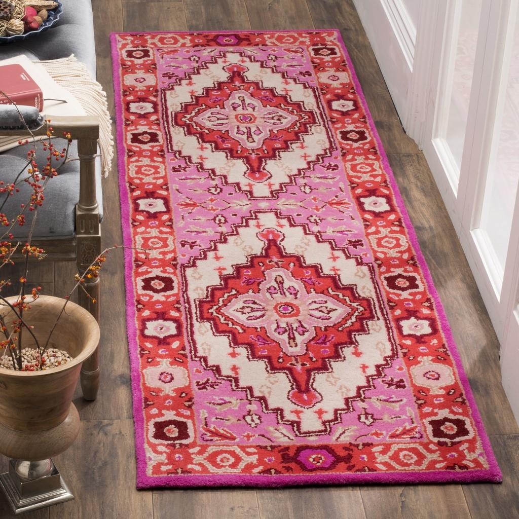 Luxurious Hand-Tufted Indian Wool Rug with 11mm Pile Height and Elegant Design