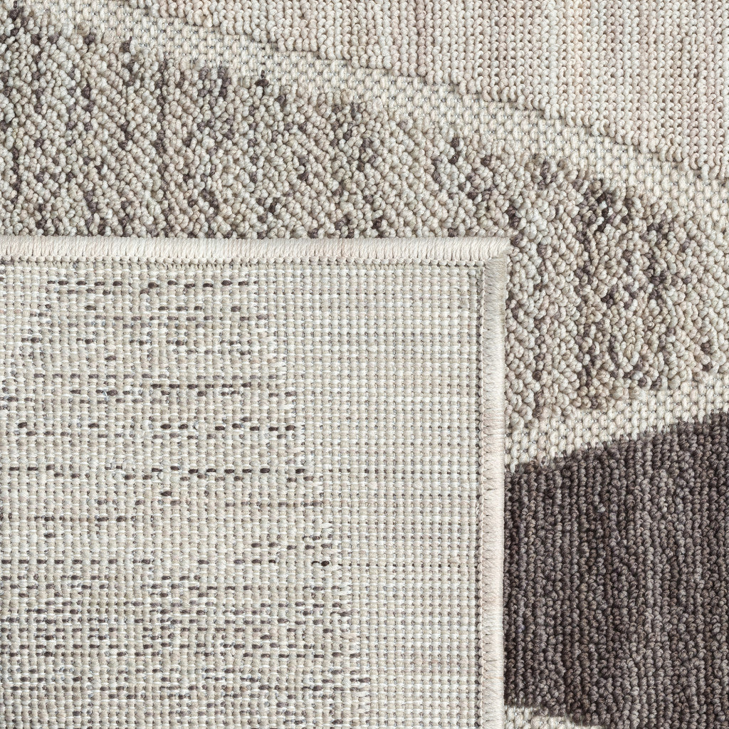 Stylish and Functional Indoor-Outdoor Area Rug with Modern Geometric Pattern for Homes and Patios, Stain-Resistant