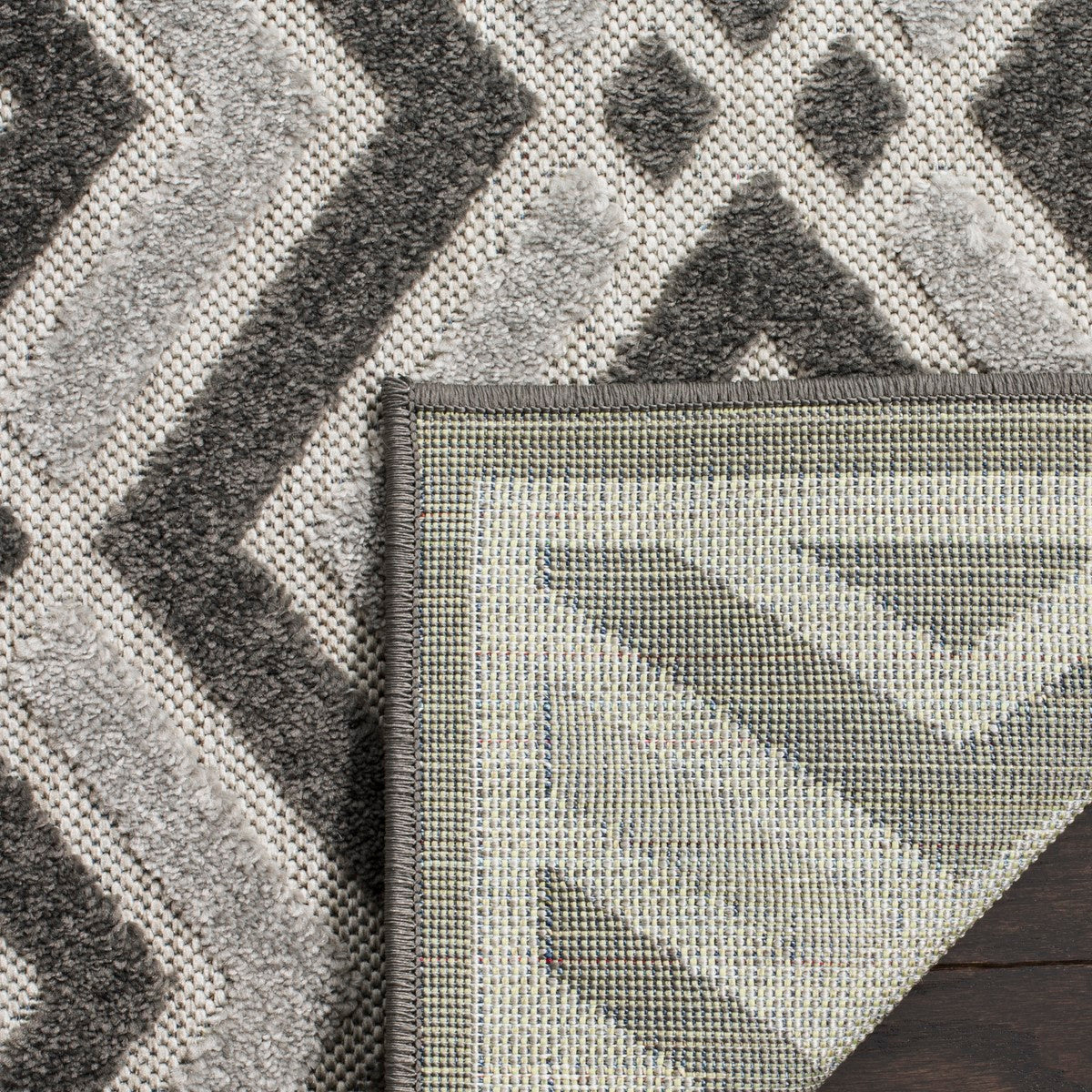 Luxurious Power - Loomed Cottage COT934 Area Rug with Soft 0.24 - inch Pile, Durable Poly - Blend