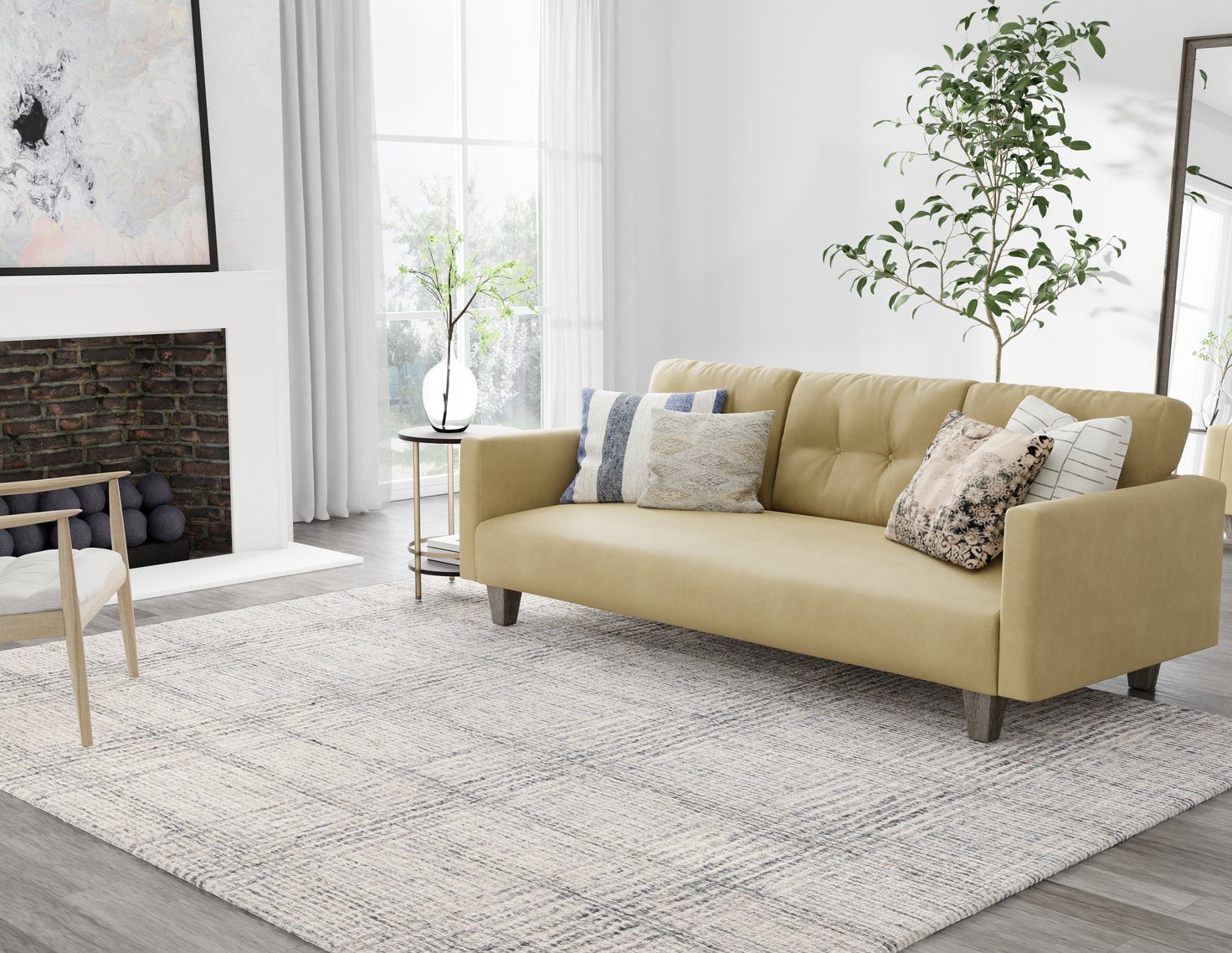 Belfort Luxury Hand-Tufted Wool Rug with Timeless Transitional Styles for Elegant Interiors
