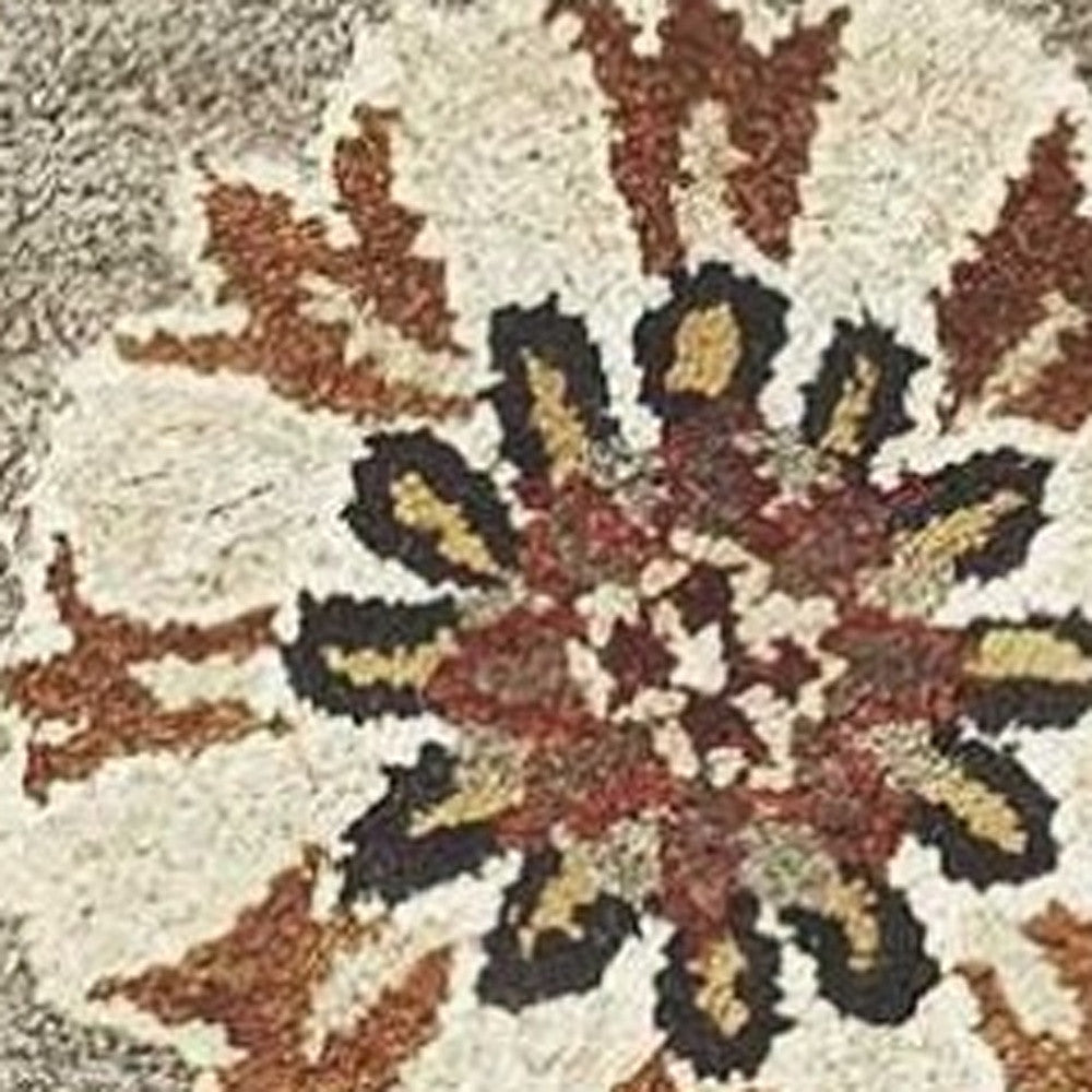 Exquisite Hand-Tufted Luxury Area Rug in Stylish Grey and Mocha Tones - Add a Touch of Timeless Sophistication to Your Home Decor