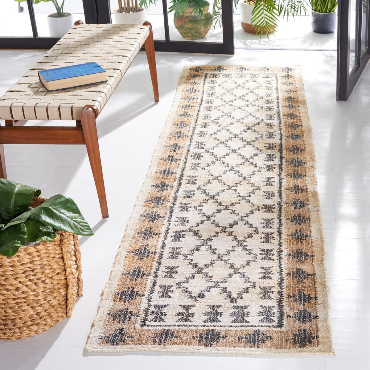 100% Jute Flat Weave Kilim 755 Rug - An Environmentally-Friendly and Long-Lasting Option for Elegant Home Decor