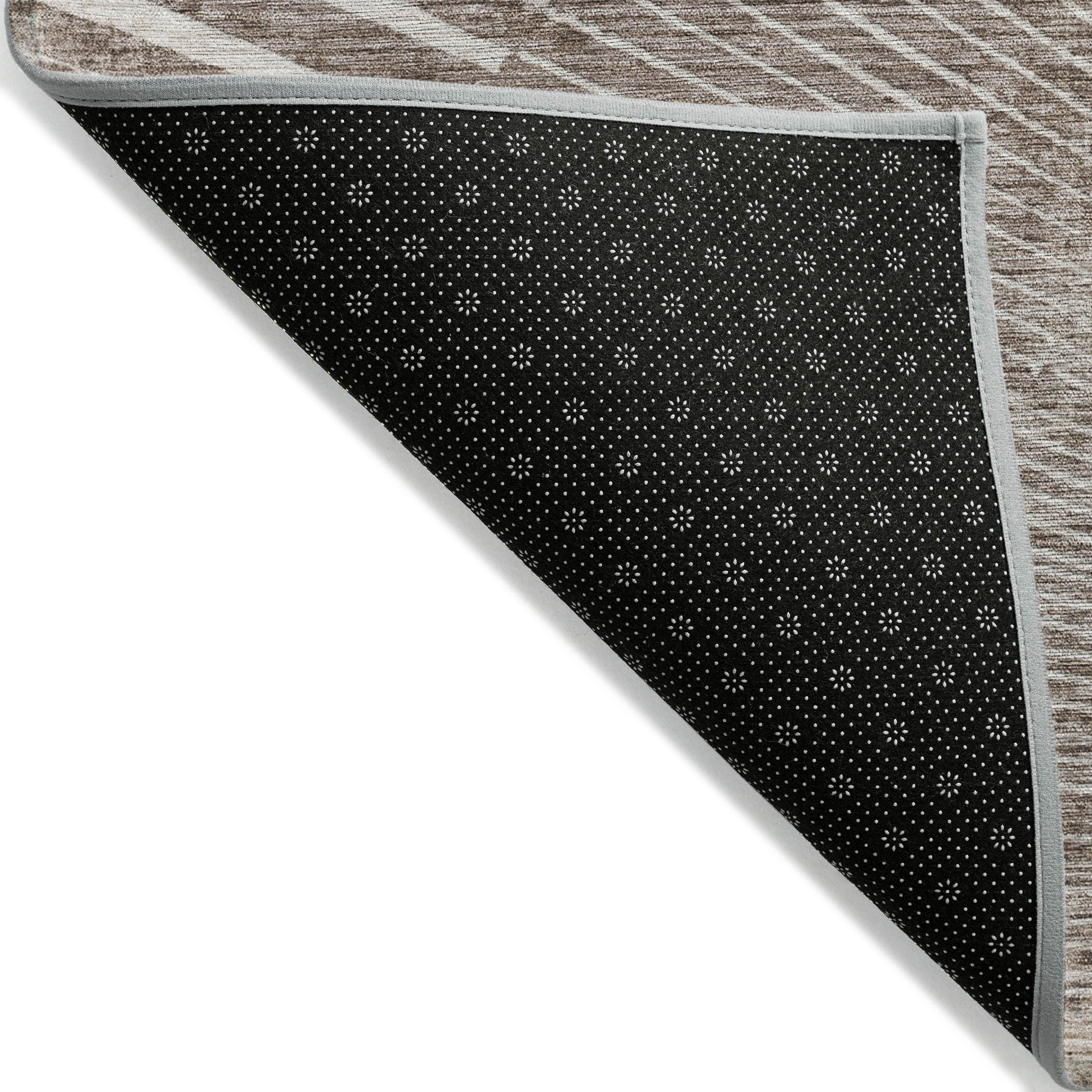 Stylish and Contemporary Abstract Washable Non-Skid and Stain-Resistant Runner Rug Ideal for Both Indoor and Outdoor Spaces