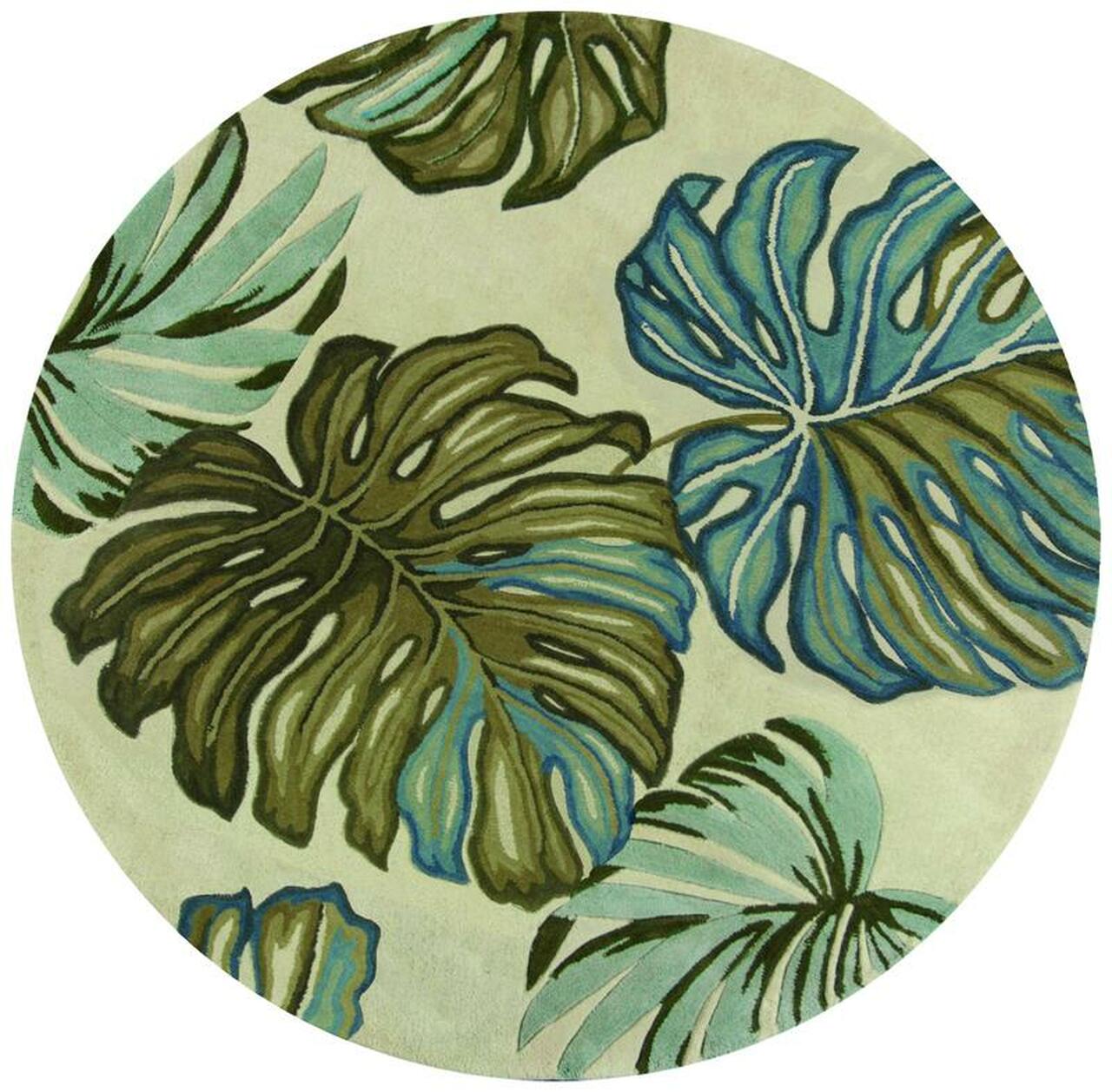 Soft Wool Hand-Tufted Area Rug with Vintage Finish and Striking Floral Design