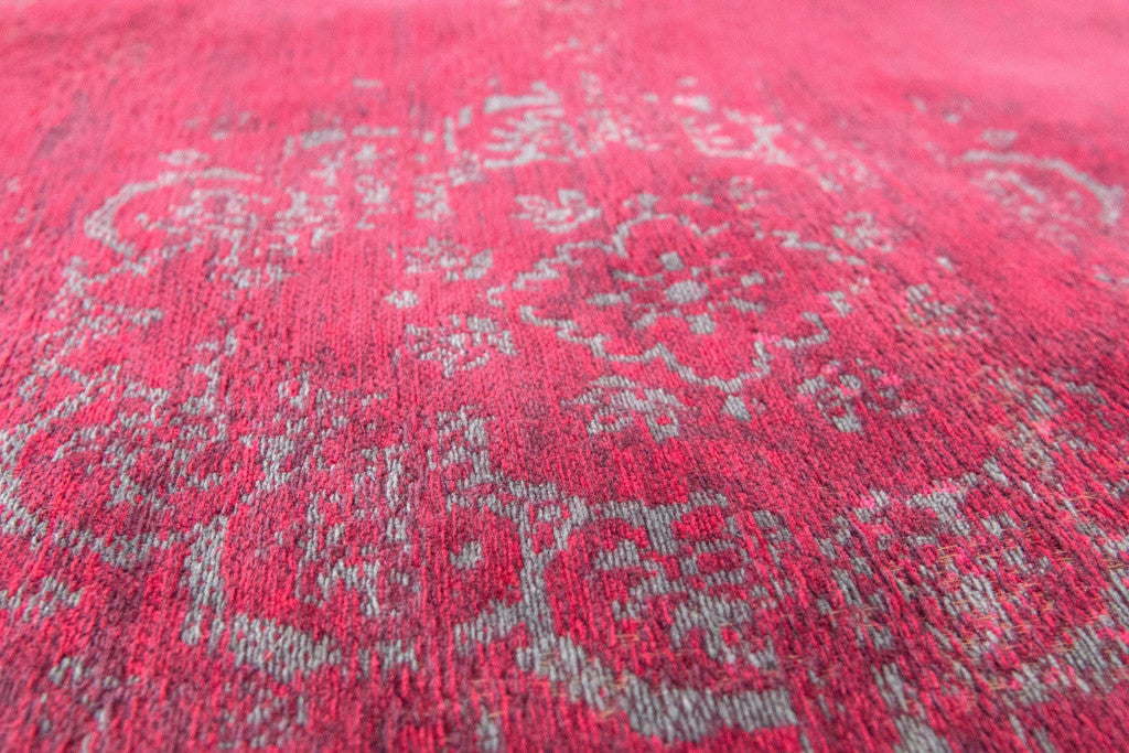 Stylish 5-Foot by 7-Foot Gray and Pink Medallion Non-Slip Area Rug Ideal for Decorating Entryways and Adding Functional Accents