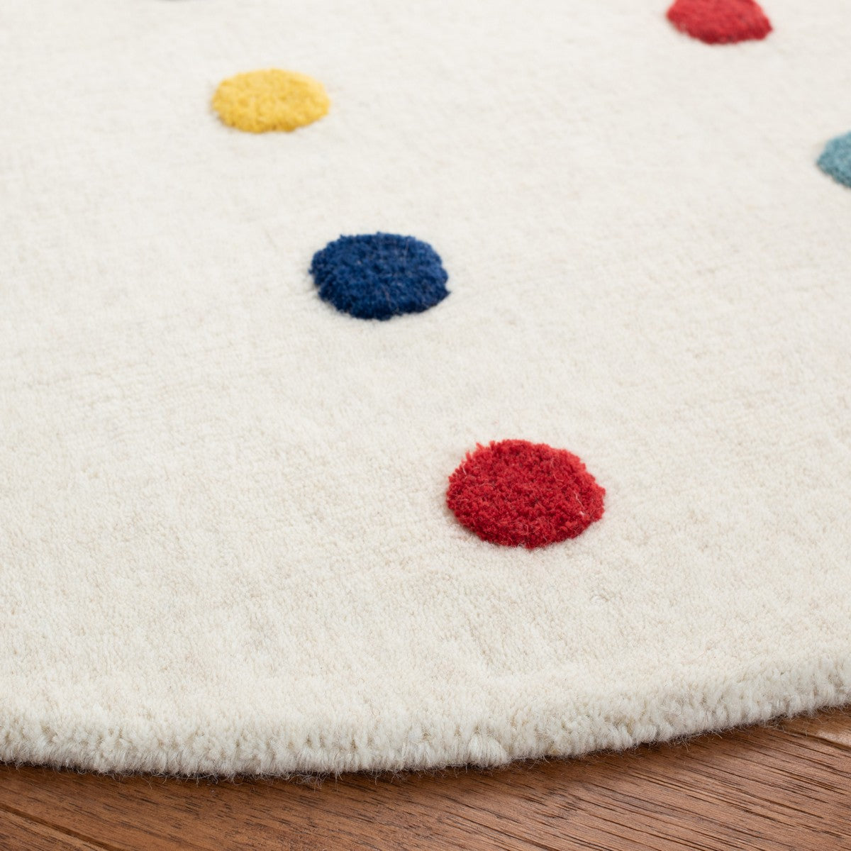 Safavieh Children's Hand-Woven Wool and Cotton Area Rug - Exceptionally Soft, Highly Durable, Ideal for Kids' Playrooms
