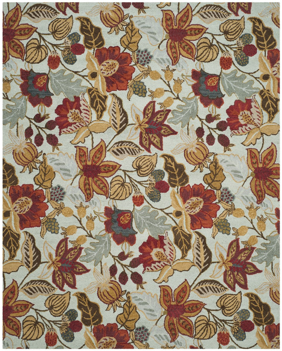Exquisite Hand-Hooked Wool Floor Rug with Elegant Indian Craftsmanship and Soft Texture, Ideal for Every Space
