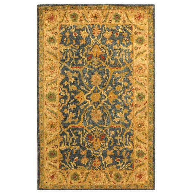 Exquisite Hand-Tufted Persian-Inspired Wool Floor Rug Featuring Elegant Designs and Vivid Rich Colors with a Stunning Luster