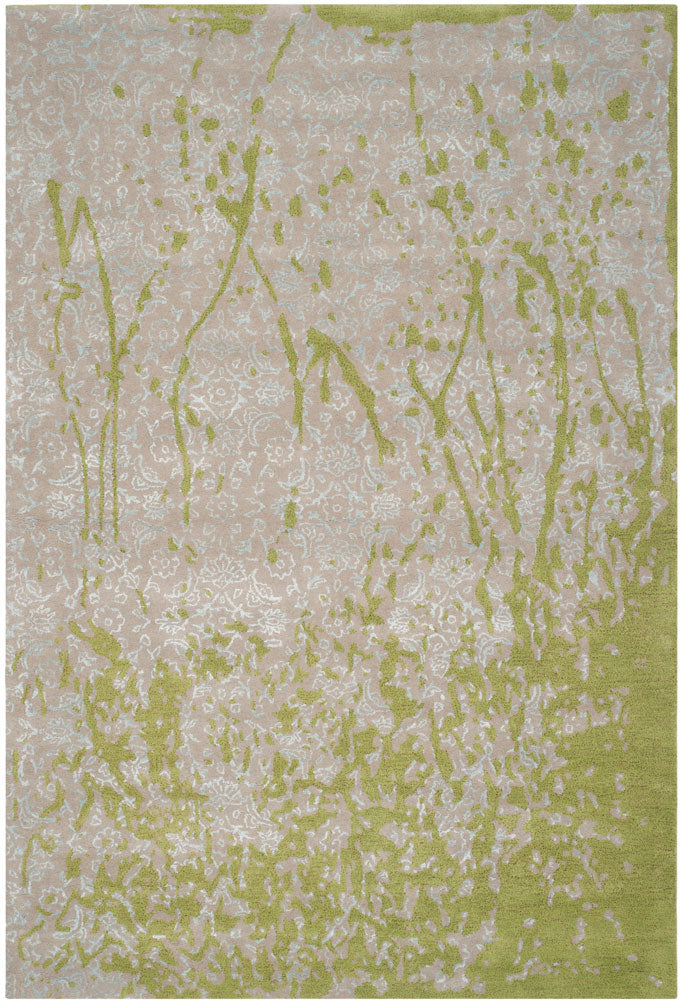 Exquisite Indian Hand-Tufted Wool Pile Rectangle Rug for Your Home