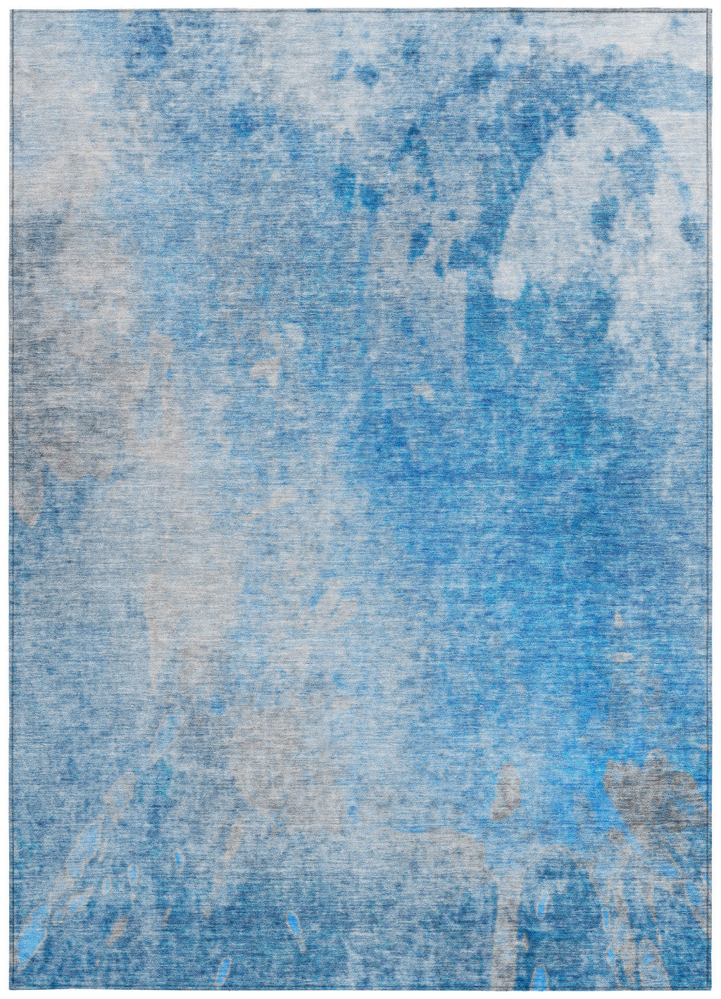 Stylish Washable & Stain-Resistant Indoor-Outdoor Abstract Runner Rug
