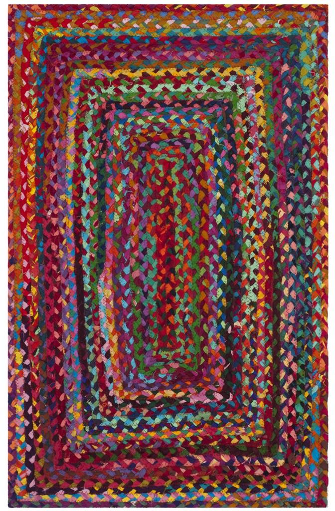 Exquisite Hand-Woven 210 Braided Cotton Rug with Stunning Artisan Design for Elegant Home Decor and Comfort