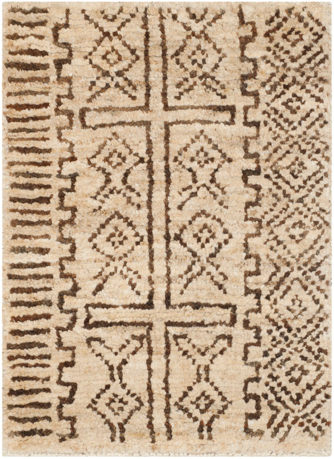 Eco-Friendly Hand-Knotted Kenya Hemp and Jute Rug for Stylish Interiors