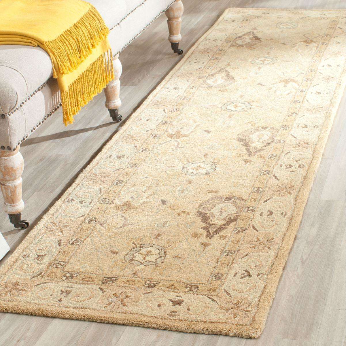 Anatolia AN587 Rug - Exquisite Hand-Spun Wool Rug with 19th Century Charm and Thick Pile