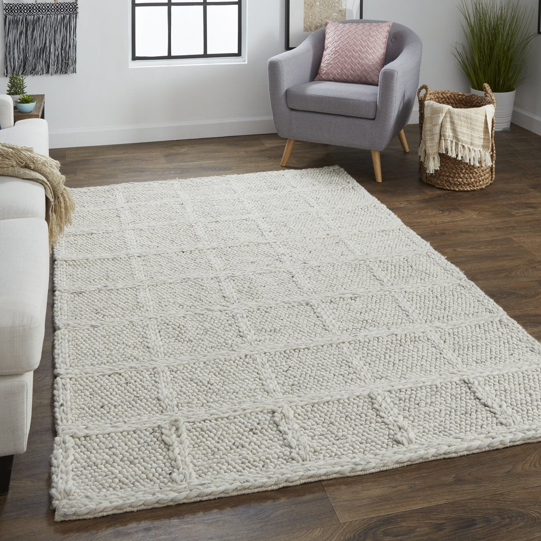 Berkeley Hand-Woven Wool Area Rug - Earthy Comfort and Durable Design for Modern Living Spaces with Easy Maintenance