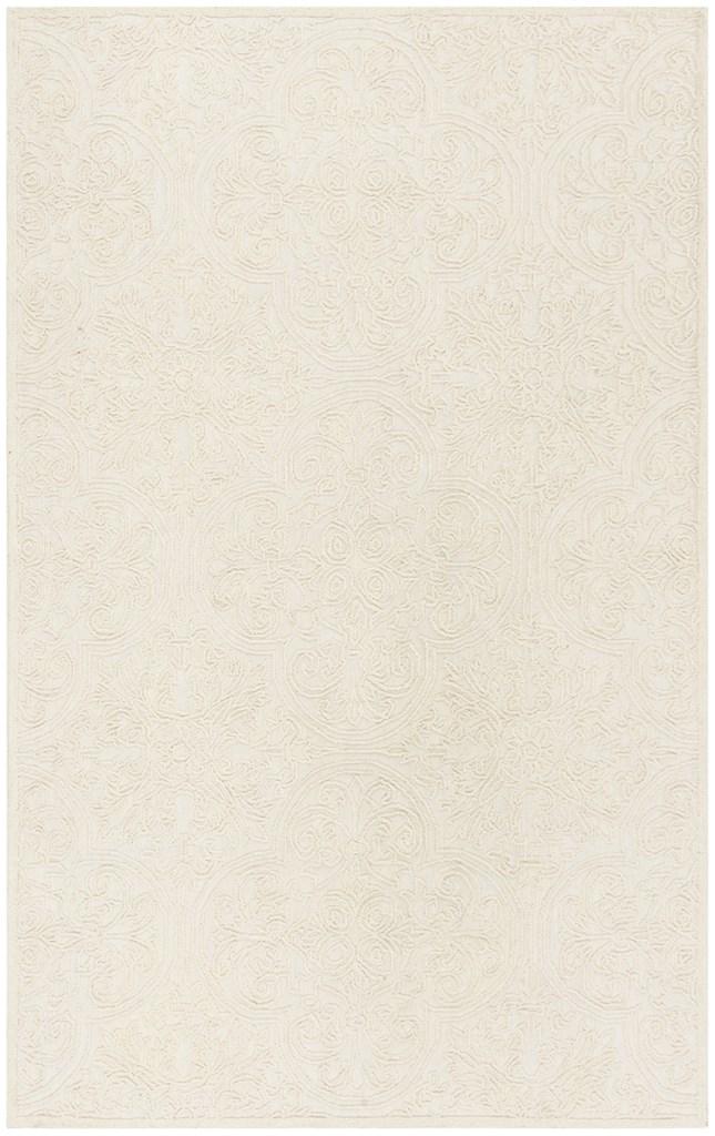 Elegant Indian-Style Hand-Tufted Wool & Cotton Rug with Latex Backing for Your Home