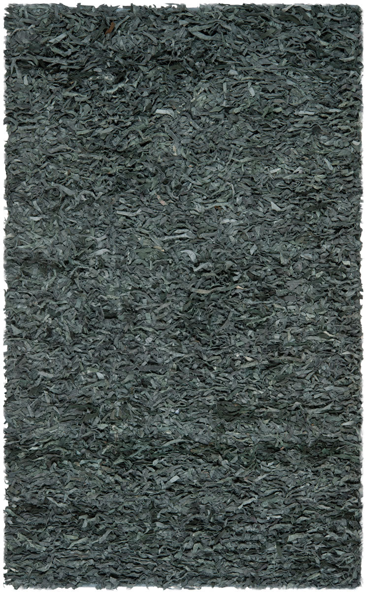Safavieh's Hand-Knotted Leather Shag Rug for a Modern Home's Luxurious Look