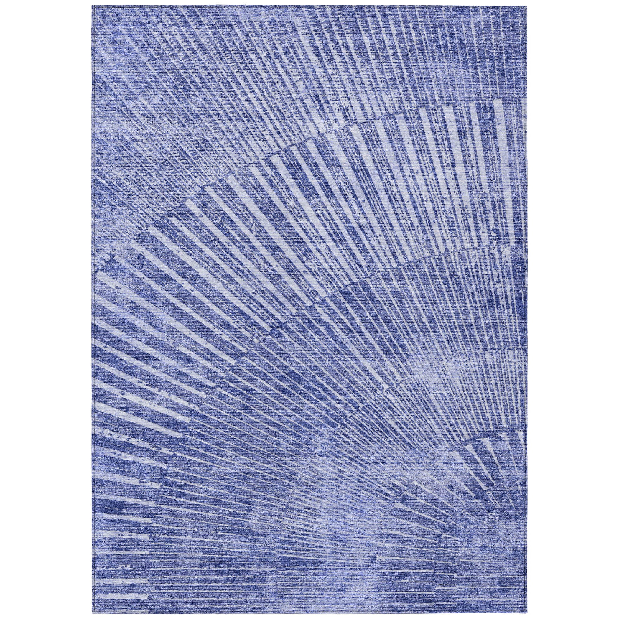 Stylish and Contemporary Abstract Washable Non-Skid and Stain-Resistant Runner Rug Ideal for Both Indoor and Outdoor Spaces