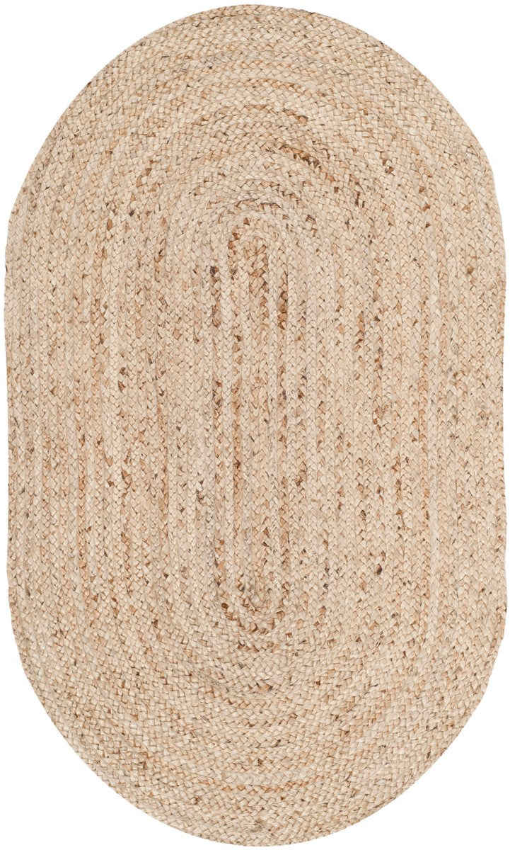 Safavieh Hand-Woven Coastal Style Oval Jute Rug - Soft, Textured, and Sustainable for Beach House and Urban Elegance