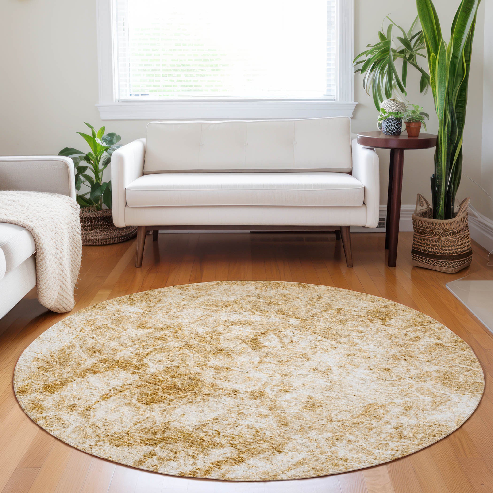 Stylish and Contemporary Lime Green Abstract Washable, Stain-Resistant, and Non-Slip Outdoor Area Rug for Home Decor Use