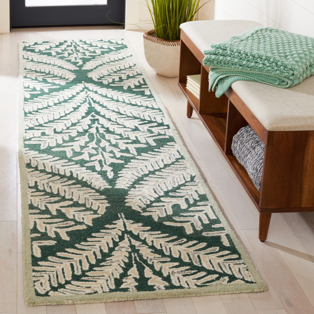 Exquisite Capri Hand-Tufted Wool Floral Area Rug - Ideal for Creating a Luxurious and Comfortable Home Decor Setting