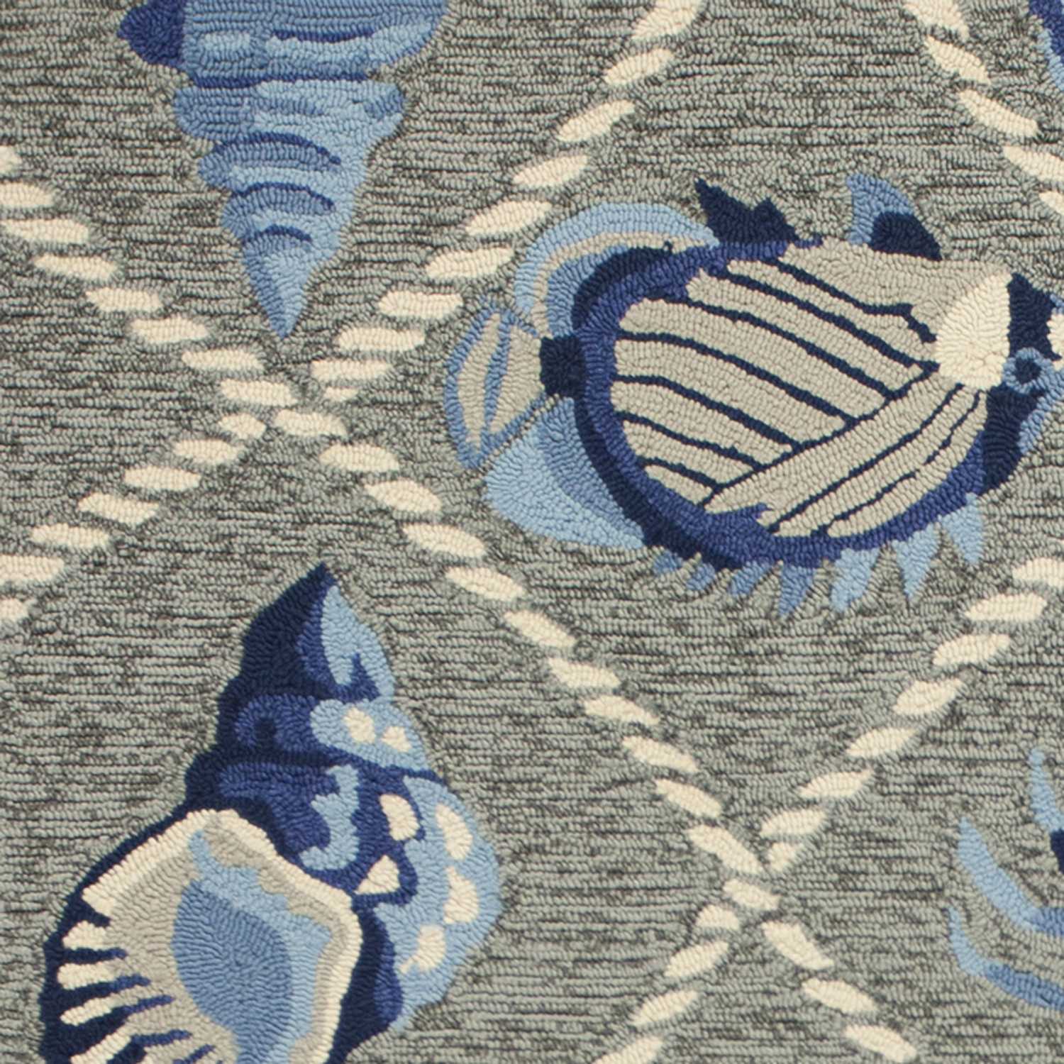 Stylish Gray Handmade Abstract Area Rug for Indoor and Outdoor Decor