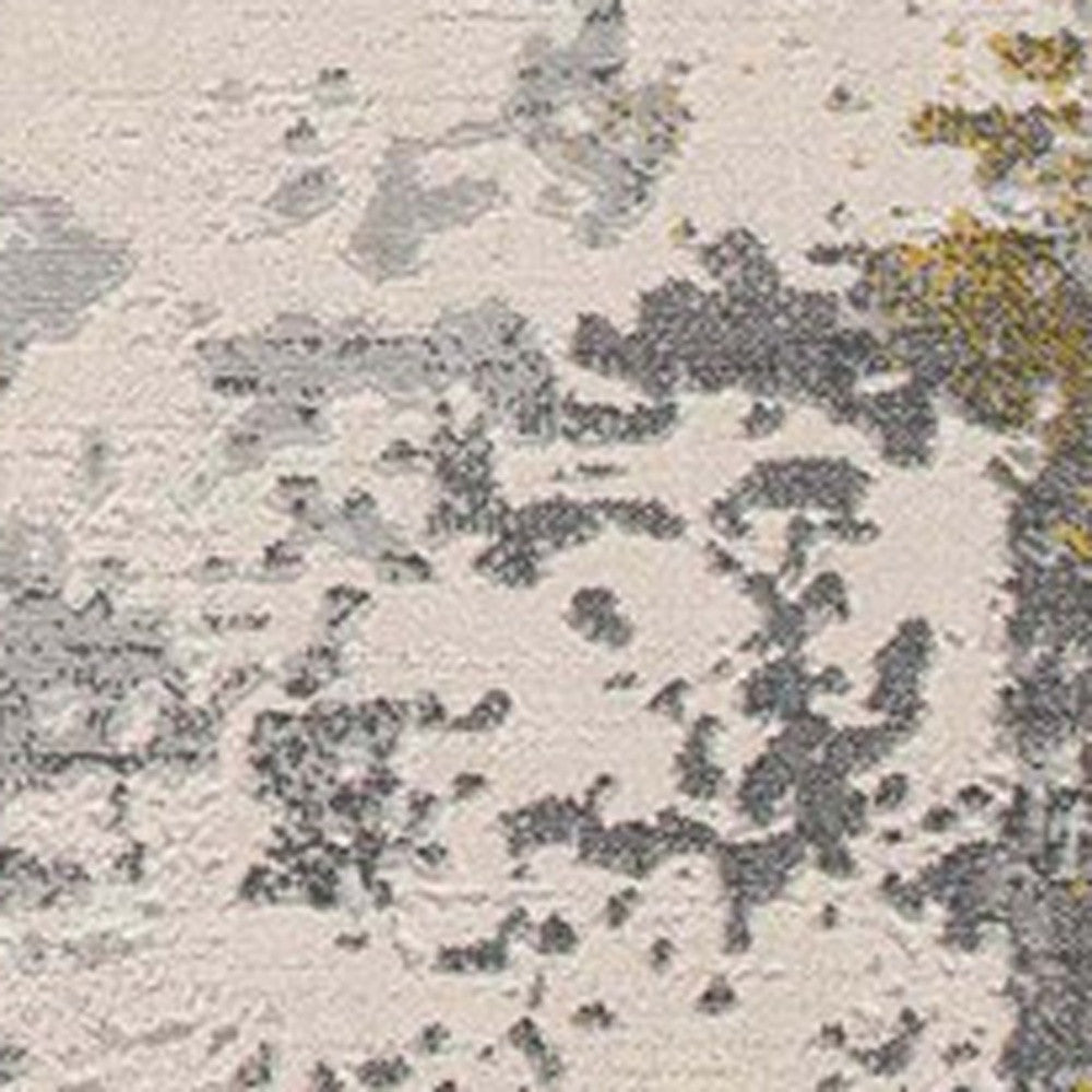 Exquisite Gold Abstract Dhurrie Area Rug for Indoor Spaces - Enhance Your Living Area with Elegant Design and Premium Quality