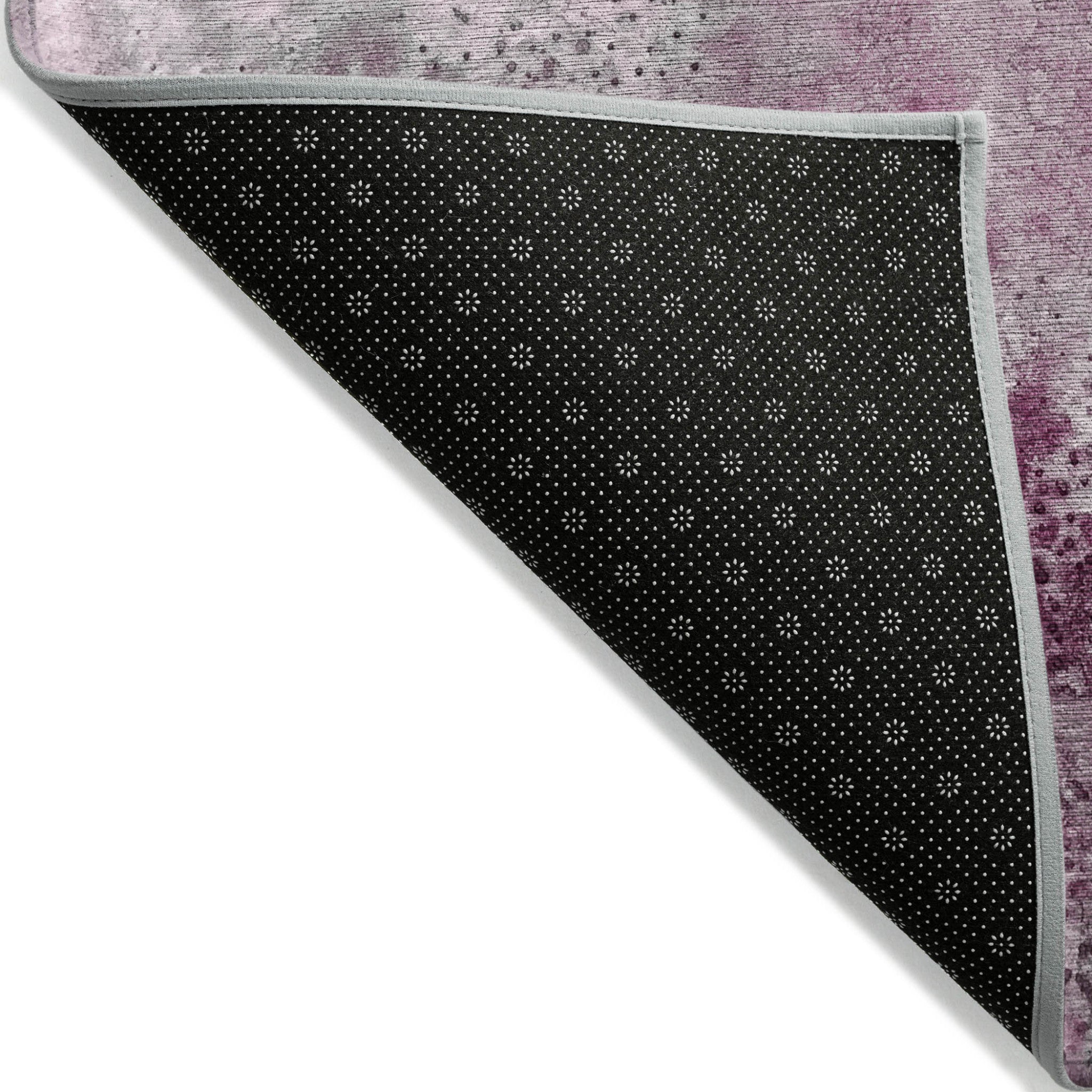 Stain-Resistant, Non-Skid Washable Outdoor Runner Rug with Stylish Abstract Design for Homes