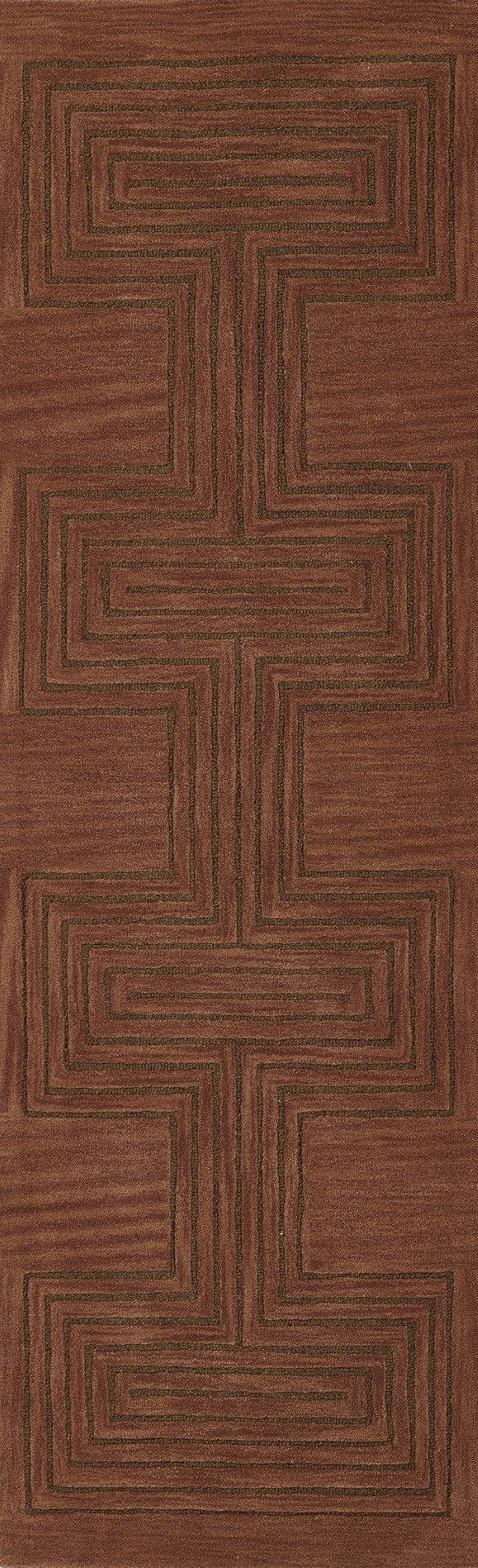 Chic and Durable Simba Hand-Tufted Geometric Area Rug in 100% New Zealand Wool