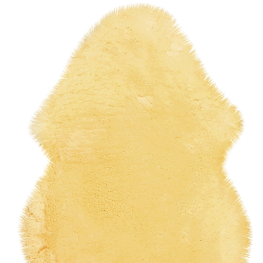Handmade Cream Sheepskin Area Rug with Unique Animal Print for Any Decor