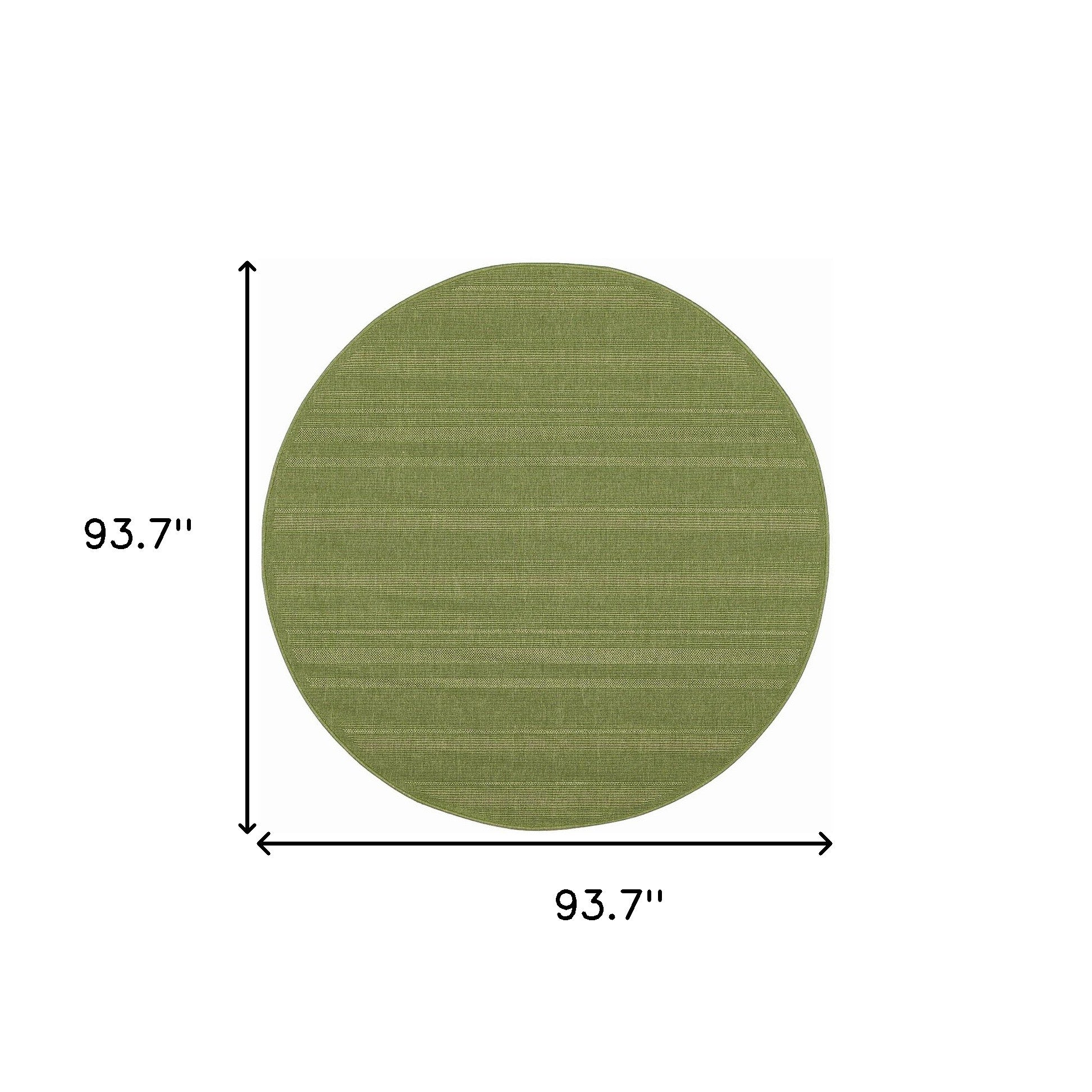 8ft Diameter Versatile Tan Stain-Resistant Round Area Rug for Indoors & Outdoors