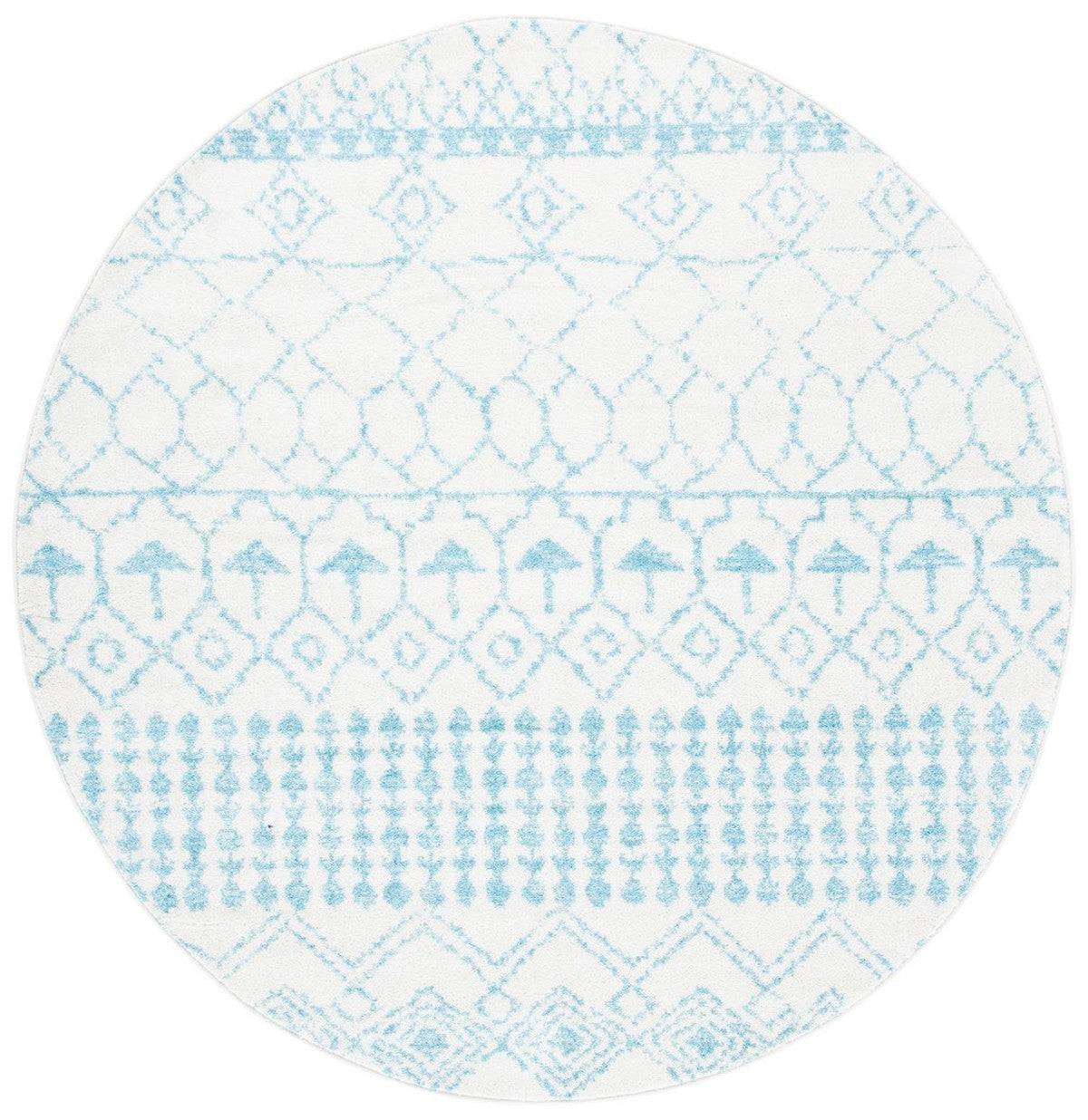 Stylish and Durable Tulum Bohemian Power Loomed Polypropylene Area Rug for Any Space