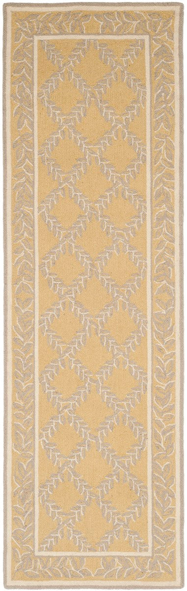 Exquisite Hand-Hooked Chelsea Rug: 100% Pure Wool Pile, Durable Cotton Backing, Timeless Designs