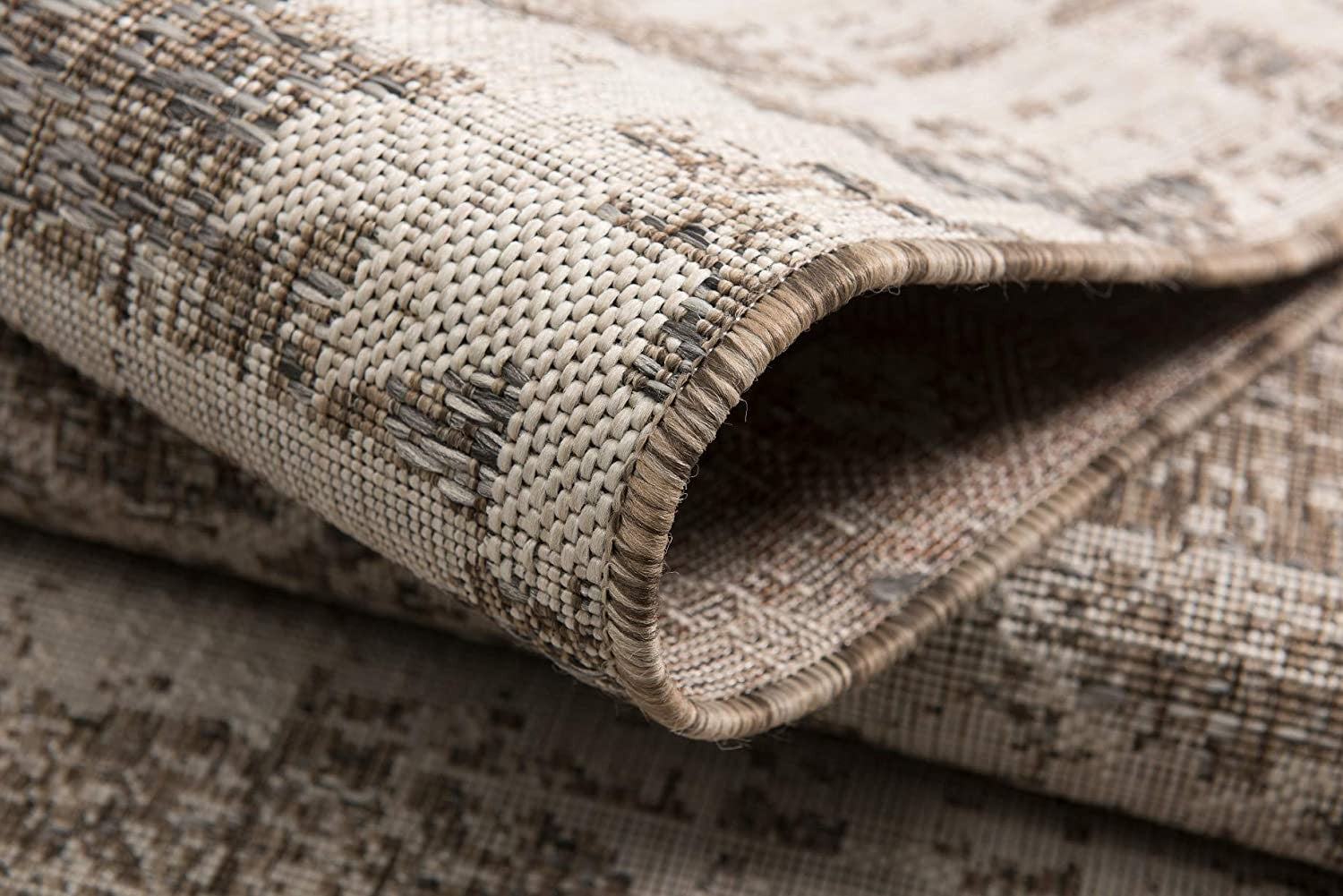 Cozy Contemporary Gray and Ivory Ikat Runner Rug for a Welcoming Home