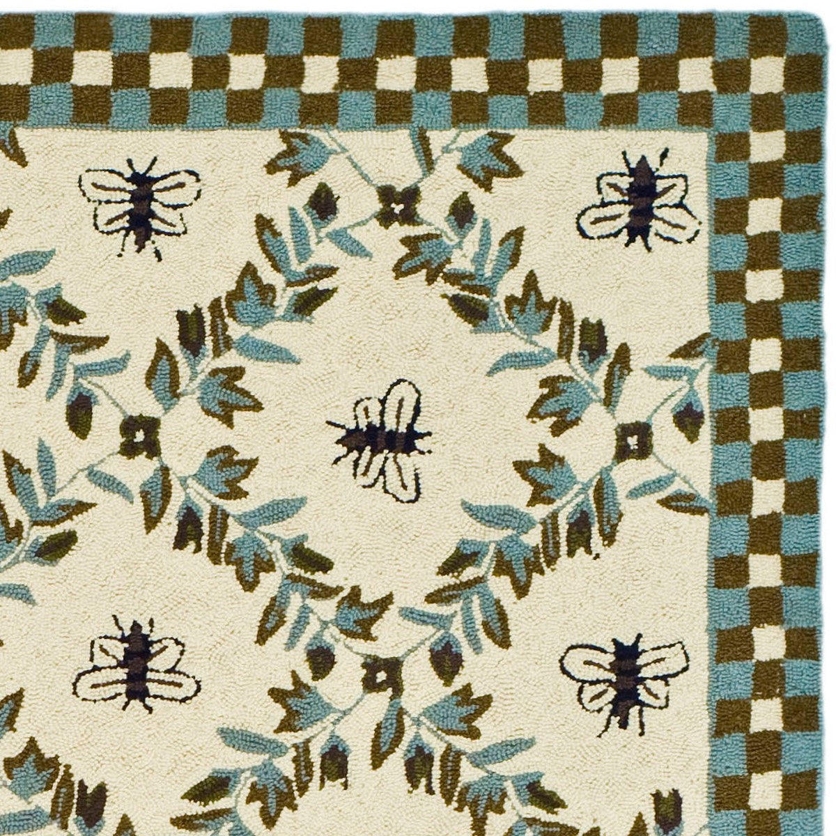 Exquisite Chelsea Hand-Hooked Wool Rug with Durable Cotton Backing for Timeless and Elegant Home Decor