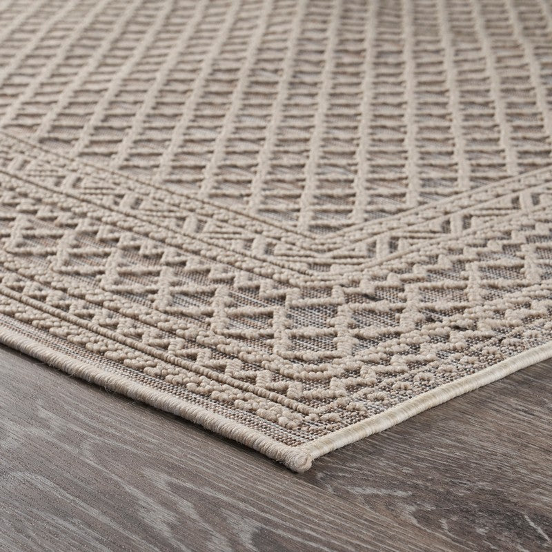 Stylish and Elegant Gray Indoor-Outdoor Area Rug for Home Decoration - Enhance Your Space with a Sophisticated Neutral Design