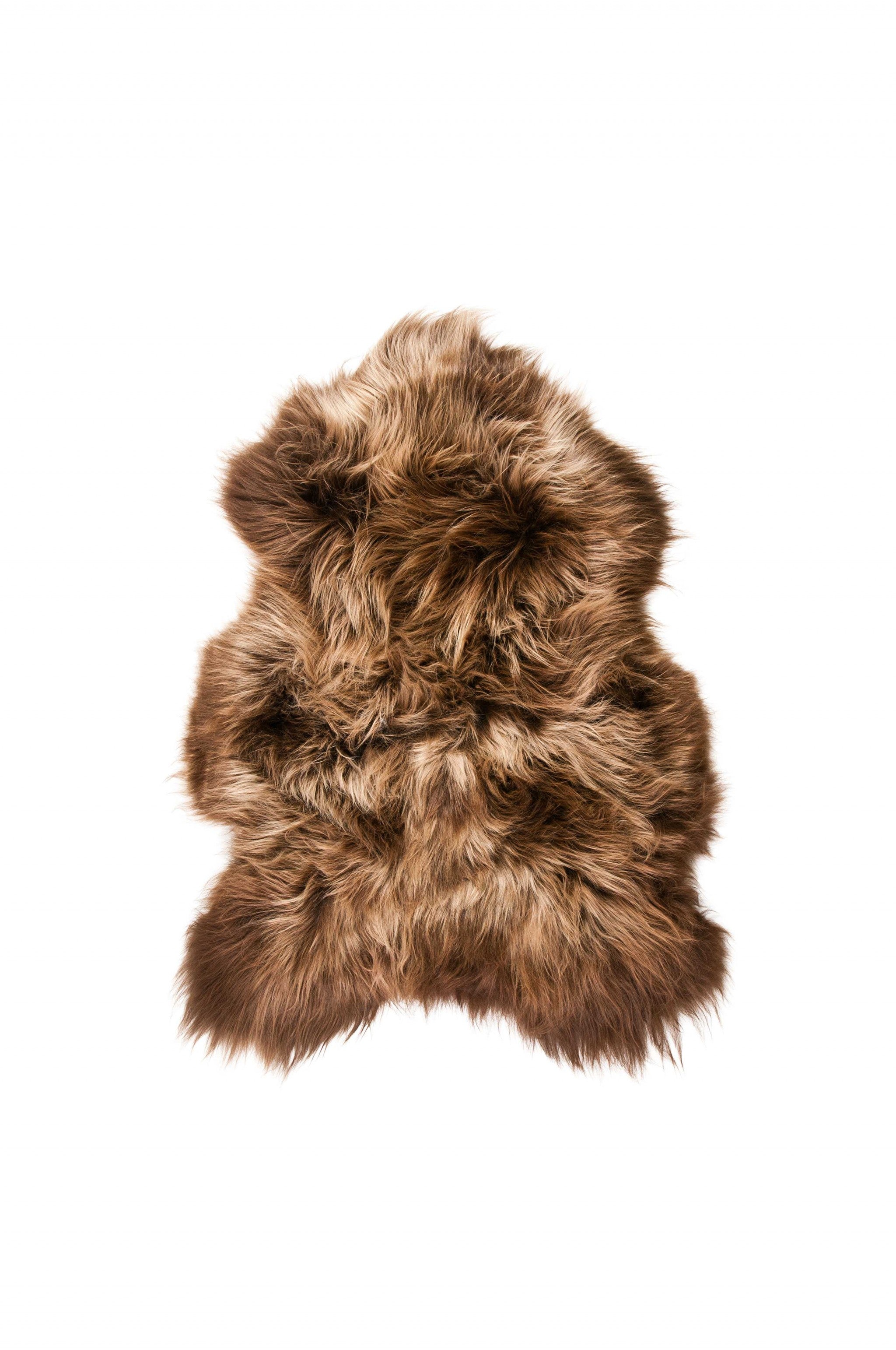 Exquisite Rust - Toned Unique Animal Print Hand - Crafted Natural Sheepskin Area Rug for Added Warmth and Striking Visual Appeal