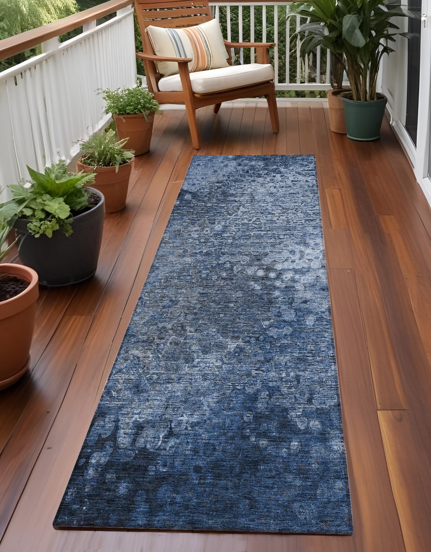 Stylish and Washable Non-Skid Outdoor Runner Rugs with Stain Resistance for Both Indoor and Outdoor Living Spaces