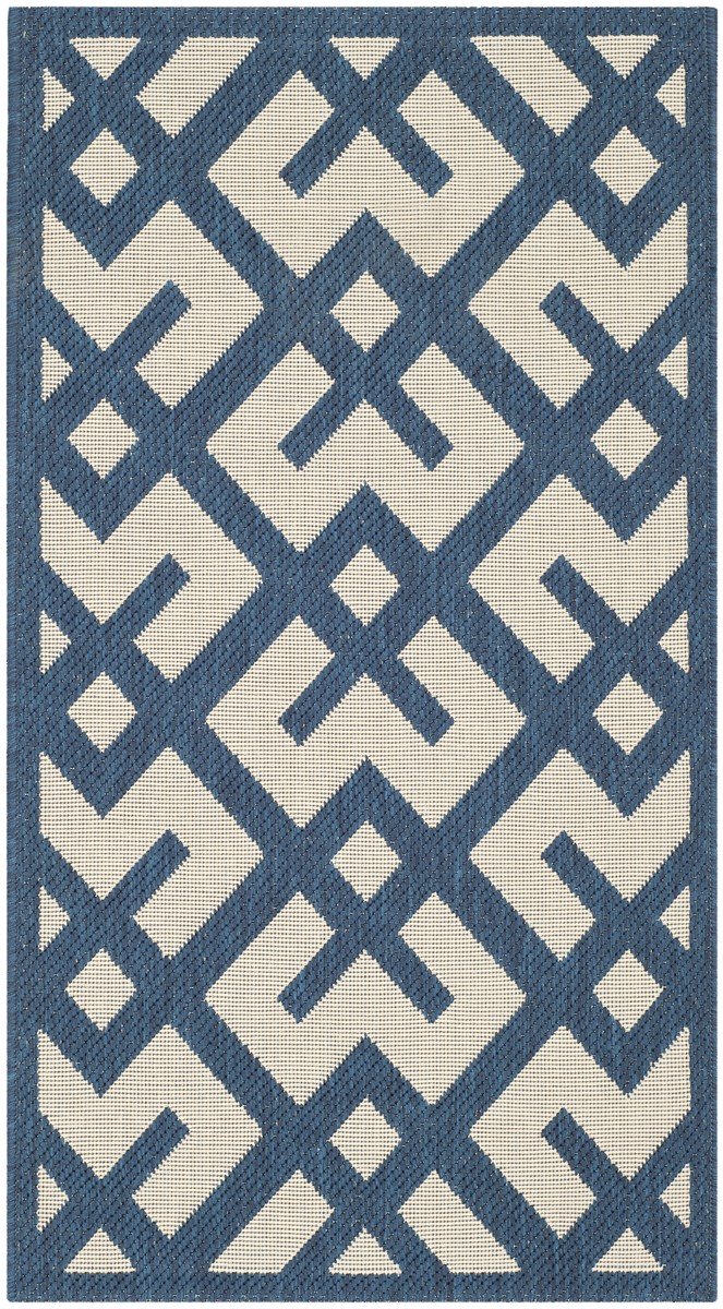 Safavieh Courtyard Stylish, Long - lasting and Adaptable Power Loomed Area Rug for Both Indoor and Outdoor Decorative Use
