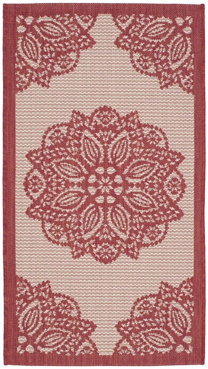 Safavieh Courtyard Exquisite Power - Loomed Polypropylene Rug for Both Indoor and Outdoor Use with a Durable and Attractive Design