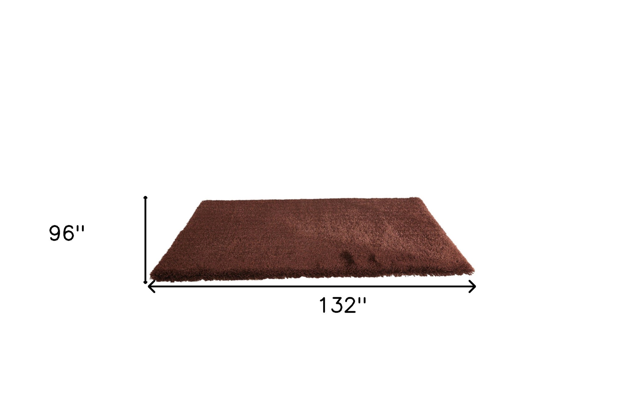 Luxurious Hand-Tufted Brown Shag Area Rug for Stylish and Comfortable Room Decor in Any Living Space