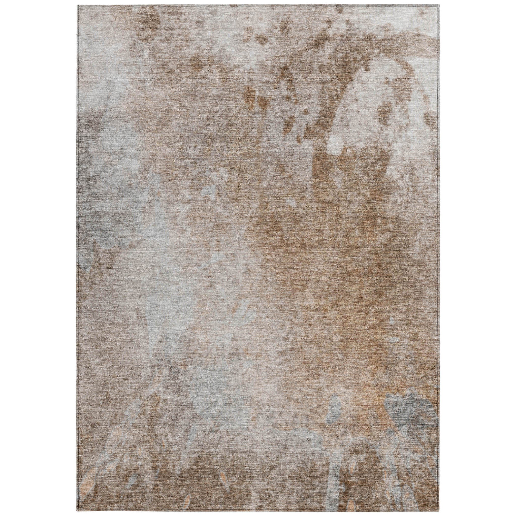 Stylish Washable & Stain-Resistant Indoor-Outdoor Abstract Runner Rug
