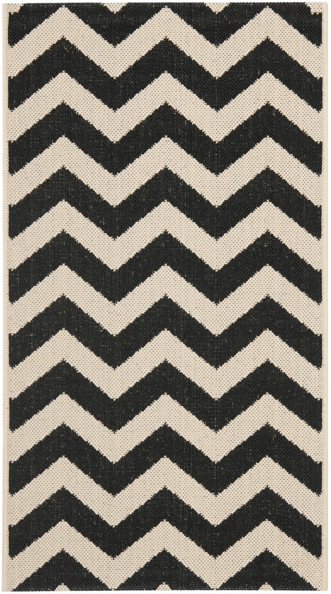 Stylish Weatherproof Outdoor Rug with Striking Chevron Design for Patios